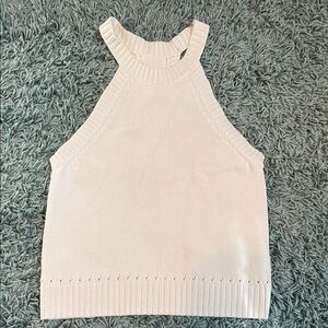 Banana Republic Cream Knit Tank Top